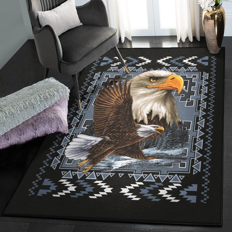 Native Land Bedroom Rugs Native American Eagle Rug Home Decor