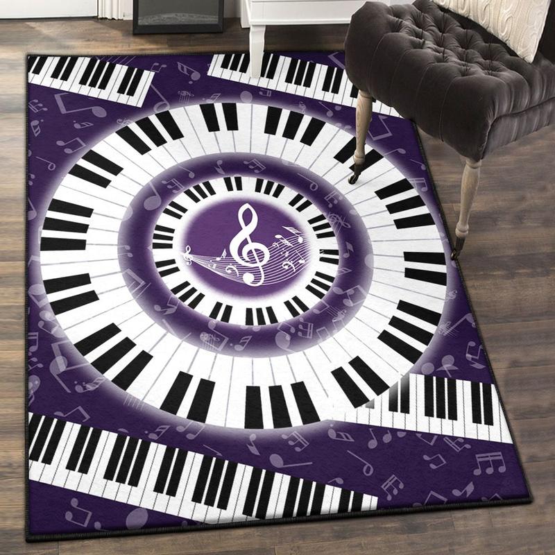 Non Shedding Area Rug Awesome Musical Notes Rug Home Decor