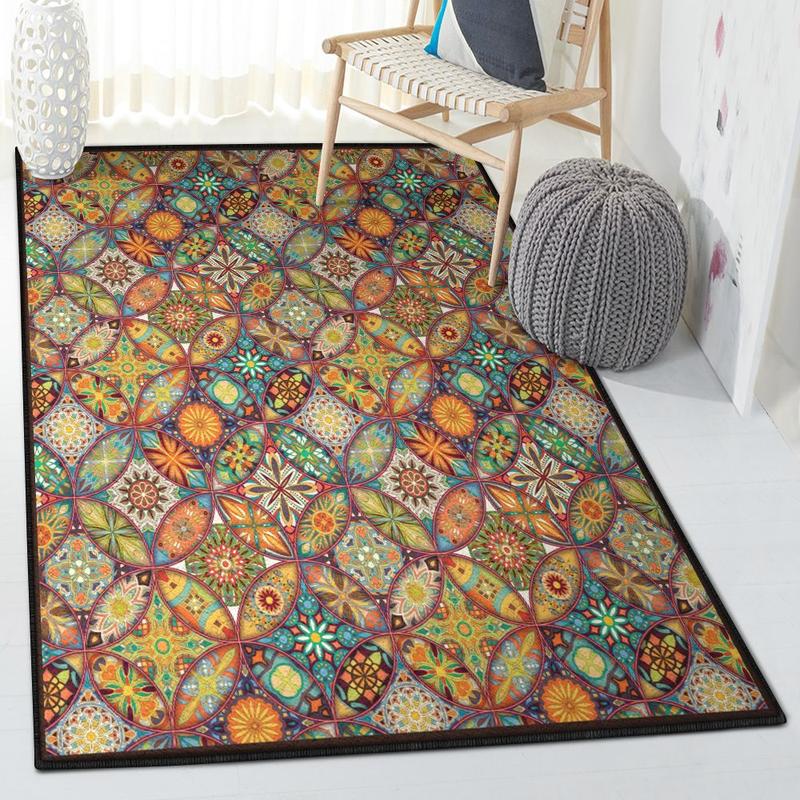 Patchwork Art Living Room Rugs Bohemian Patchwork Rug Home Decor