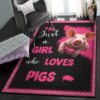 pig area rugs for living room girl loves pig rug home decor pig area rugs for living room girl loves pig rug home decor