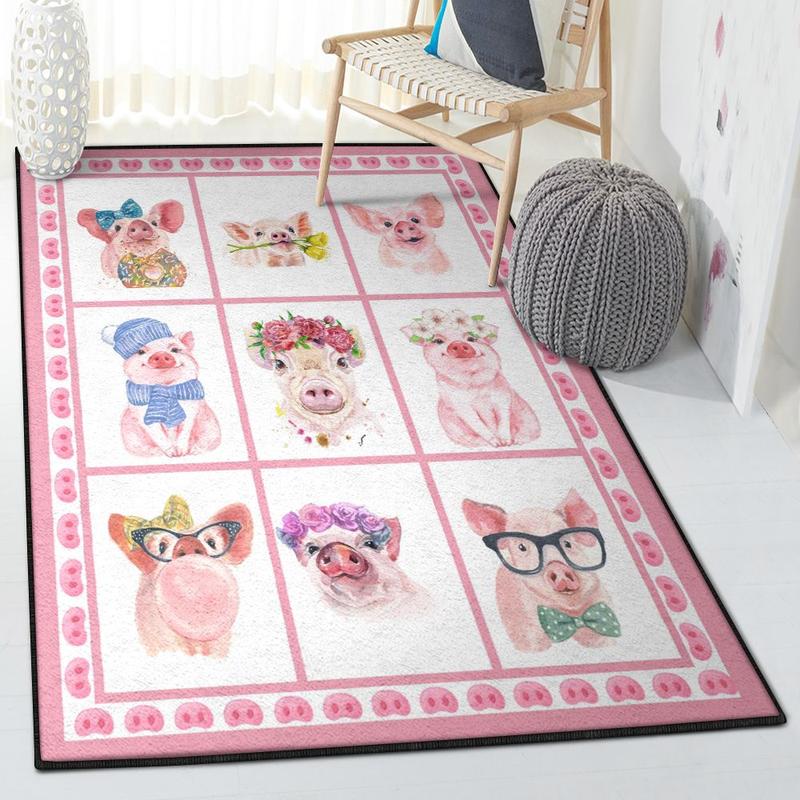 Pig Modern Rugs Bedroom Living Room Decor Home Decor