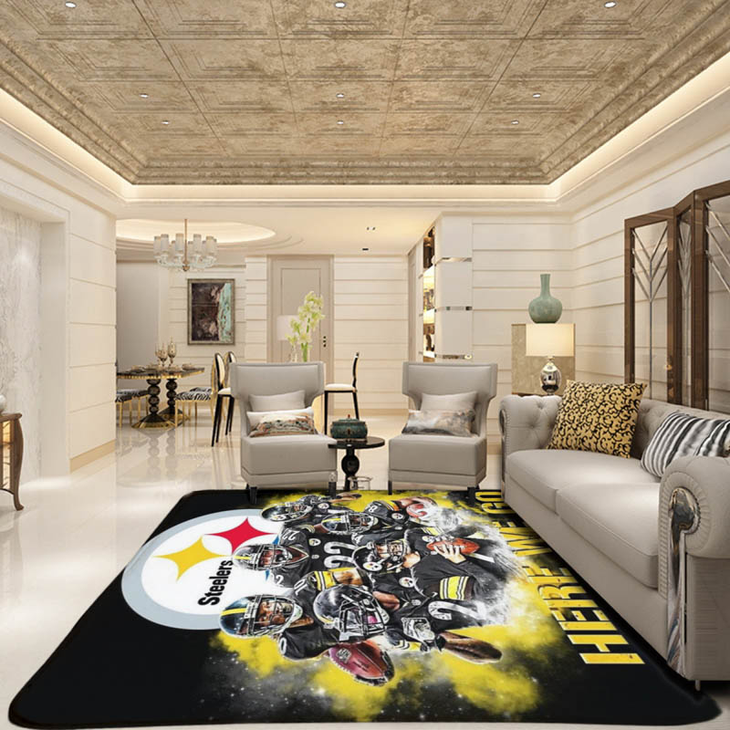 Pittsburgh Steelers Area Rug Pittsburgh Steelers Carpet Living Room Rug Indoor Rug