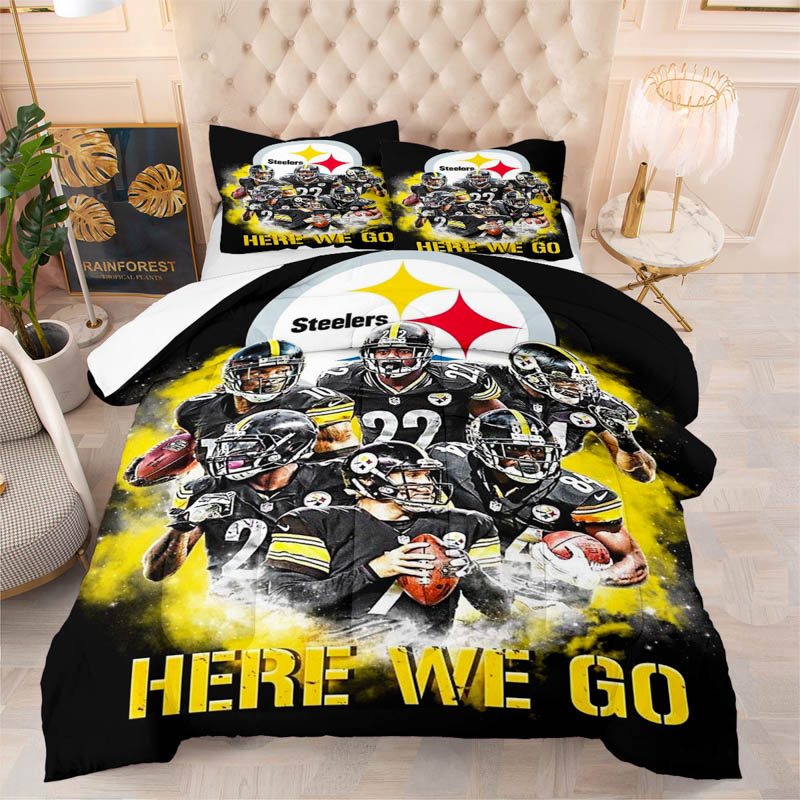 Pittsburgh Steelers Bed Set Quilt Set Quilts Bedroom Bedding Sets