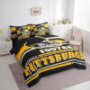 pittsburgh steelers bed sets quilt set quilt bedroom bedding set v29