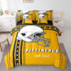 pittsburgh steelers bed sets quilt set quilts bedroom bedding sets v11