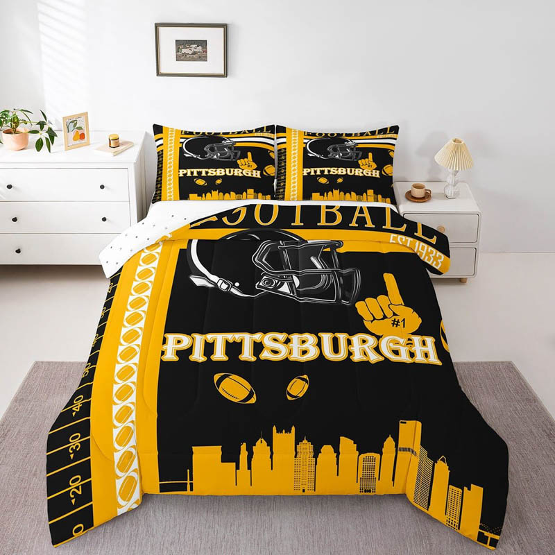 Pittsburgh Steelers Bed Sets Quilt Set Quilts Bedroom Bedding Sets