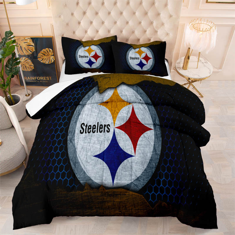 Pittsburgh Steelers Bedding Set Quilt Set Quilts Bedroom Bedding Sets