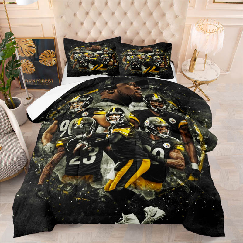 Pittsburgh Steelers Bedding Set Quilt Set Quilts Bedroom Bedding Sets