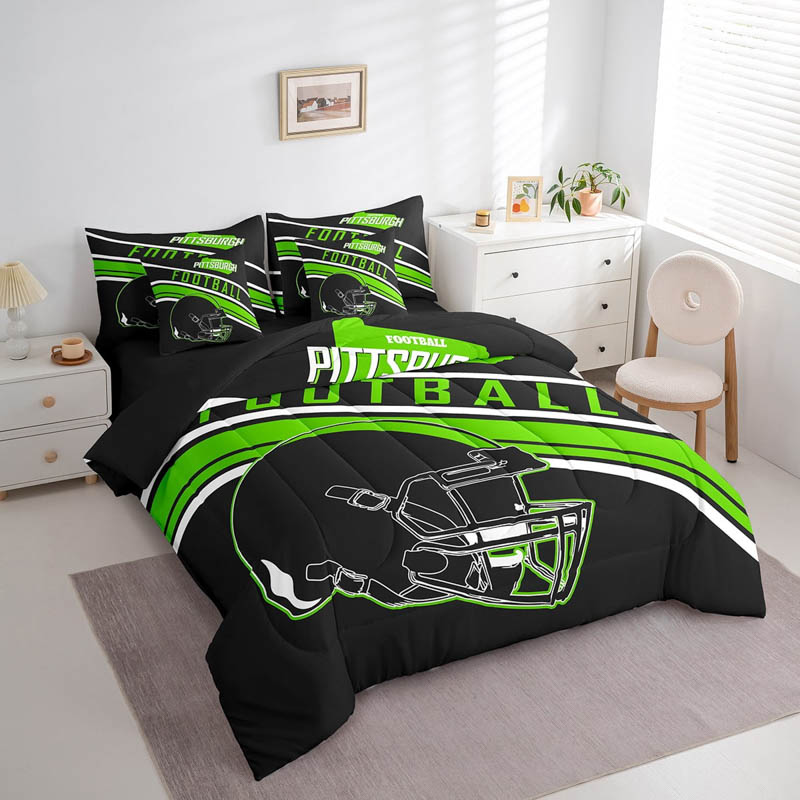 Pittsburgh Steelers Bedding Set Quilt Sets Quilt Bedroom Bedding Sets