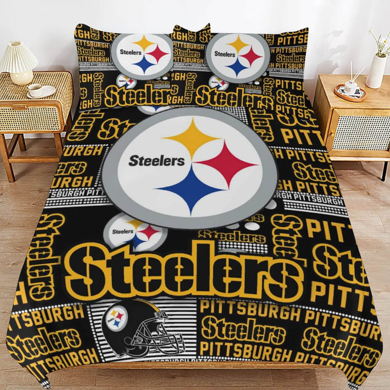 Pittsburgh Steelers Bedding Set Quilt Sets Quilts Bedroom Bedding Set