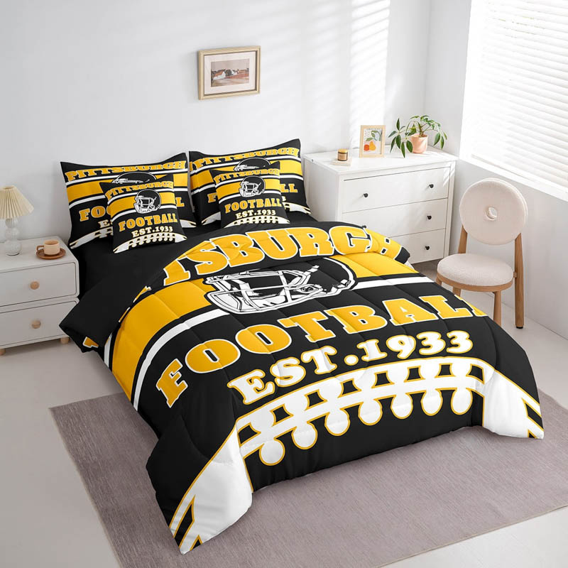 Pittsburgh Steelers Bedding Sets Quilt Set Quilts Bedroom Bedding Set