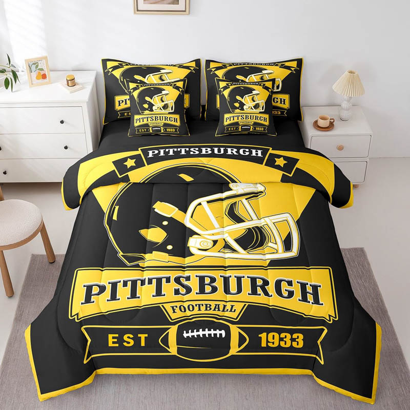 Pittsburgh Steelers Bedding Sets Quilt Sets Quilt Bedroom Bedding Set