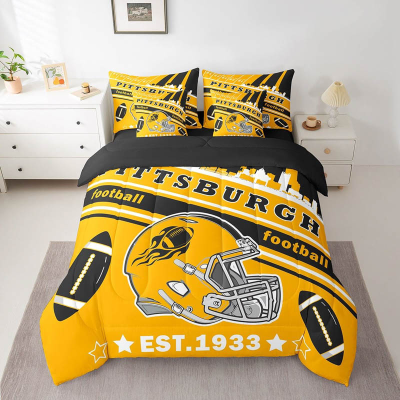 Pittsburgh Steelers Bedding Sets Quilt Sets Quilt Bedroom Bedding Set