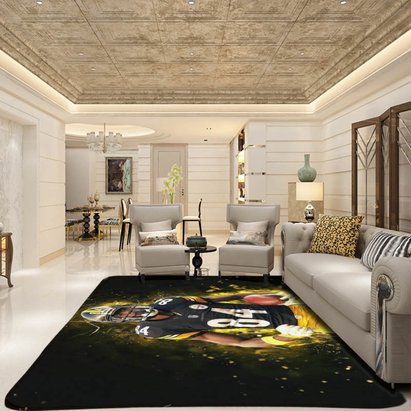 Pittsburgh Steelers Rug Pittsburgh Steelers Carpet Dining Room Rug Outdoor Rug