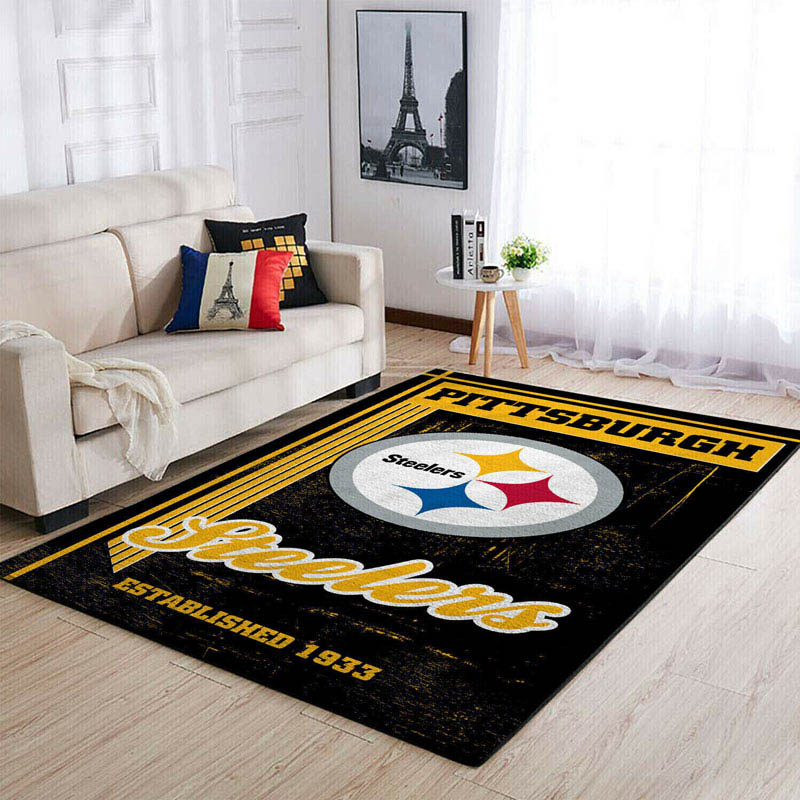 Pittsburgh Steelers Rug Pittsburgh Steelers Carpet Living Room Area Rug Indoor Rug