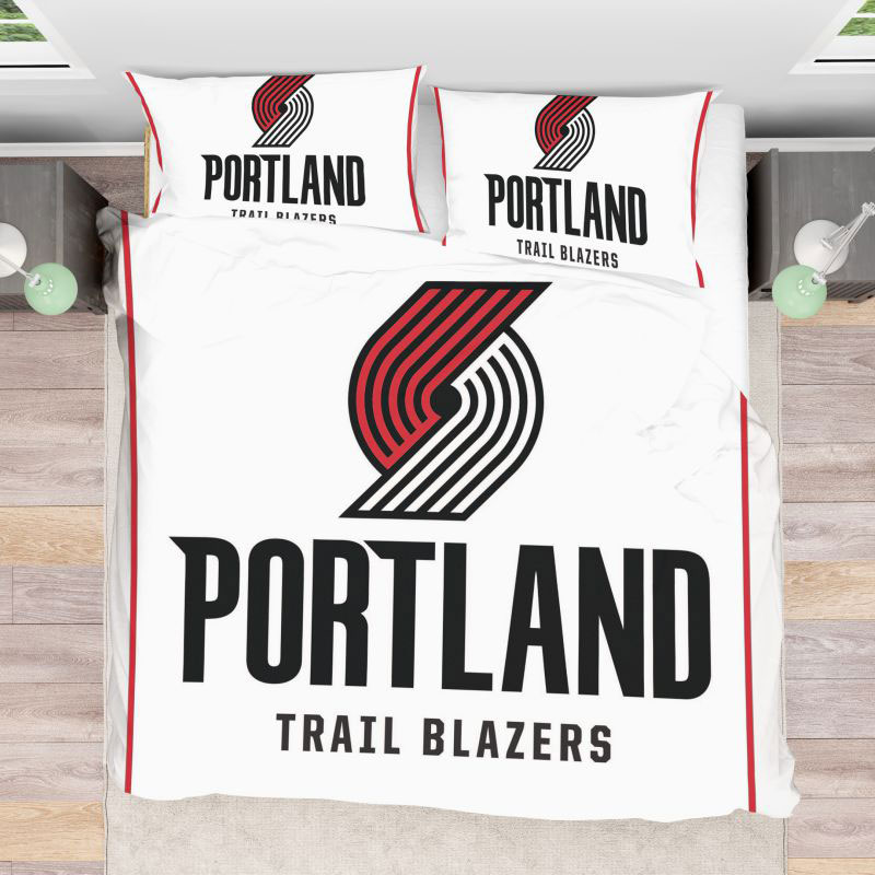 Portland Trail Blazers Bed Set Quilt Set Quilt Bedroom Bedding Set