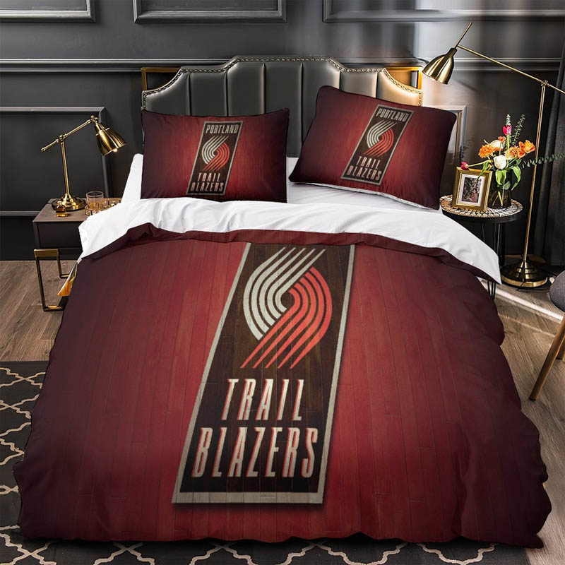 Portland Trail Blazers Bed Set Quilt Sets Quilt Bedroom Bedding Set