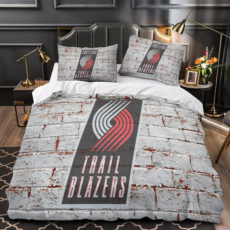 Portland Trail Blazers Bed Set Quilt Sets Quilts Bedroom Bedding Set