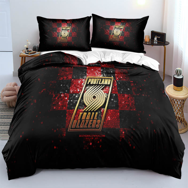 Portland Trail Blazers Bed Sets Quilt Set Quilts Bedroom Bedding Set