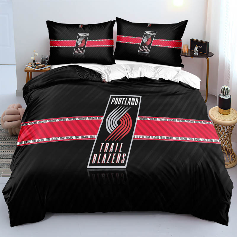 Portland Trail Blazers Bedding Set Quilt Sets Quilt Bedroom Bedding Sets