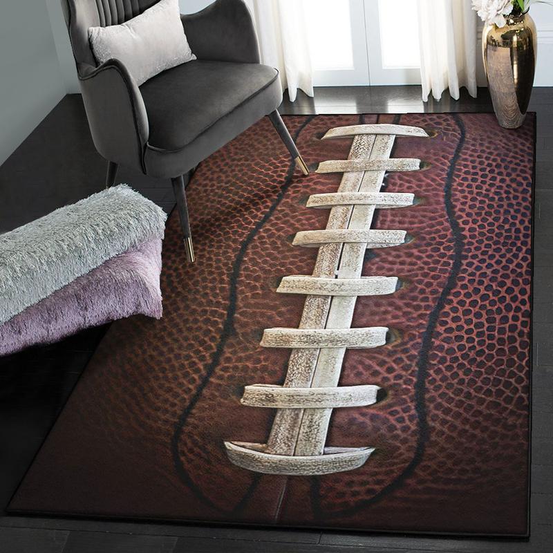 Rugby Rug American Football Area Rug Football American Rug Home Decor