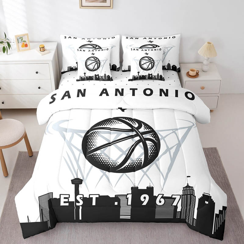 San Antonio Spurs Bed Set Quilt Sets Quilts Bedroom Bedding Set