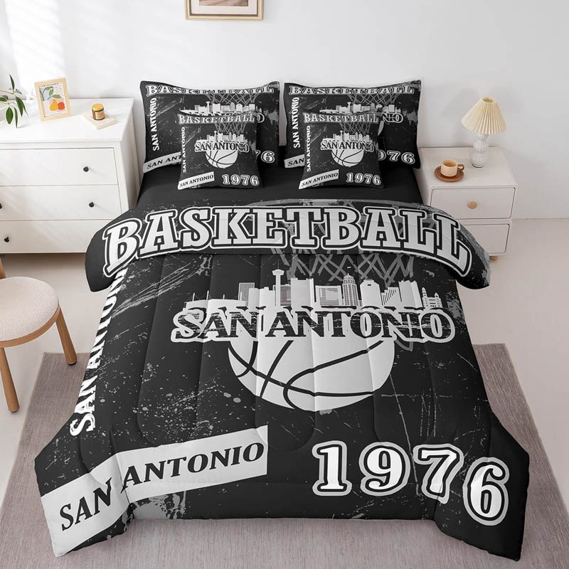 San Antonio Spurs Bed Sets Quilt Set Quilts Bedroom Bedding Set