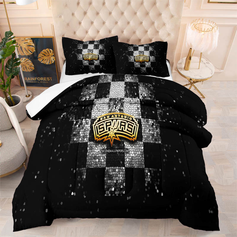 San Antonio Spurs Bedding Sets Quilt Set Quilt Bedroom Bedding Set