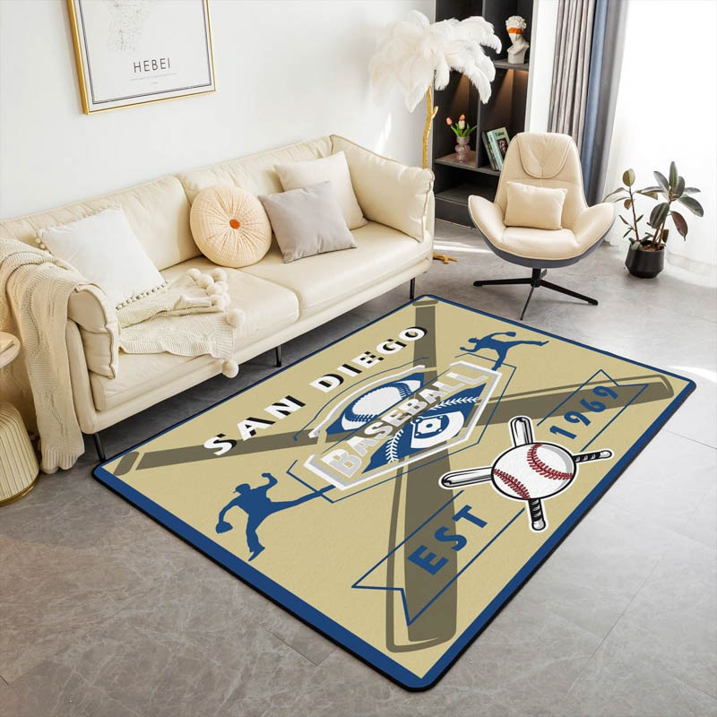 San Diego Padres Rug San Diego Padres Carpet Living Room Rug Indoor Rugs