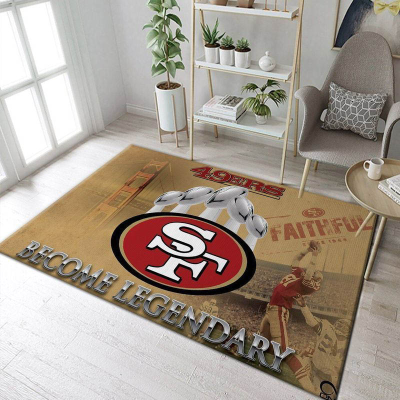 San Francisco 49ers Area Rug San Francisco 49ers Carpet Bedroom Rug Indoor Rugs