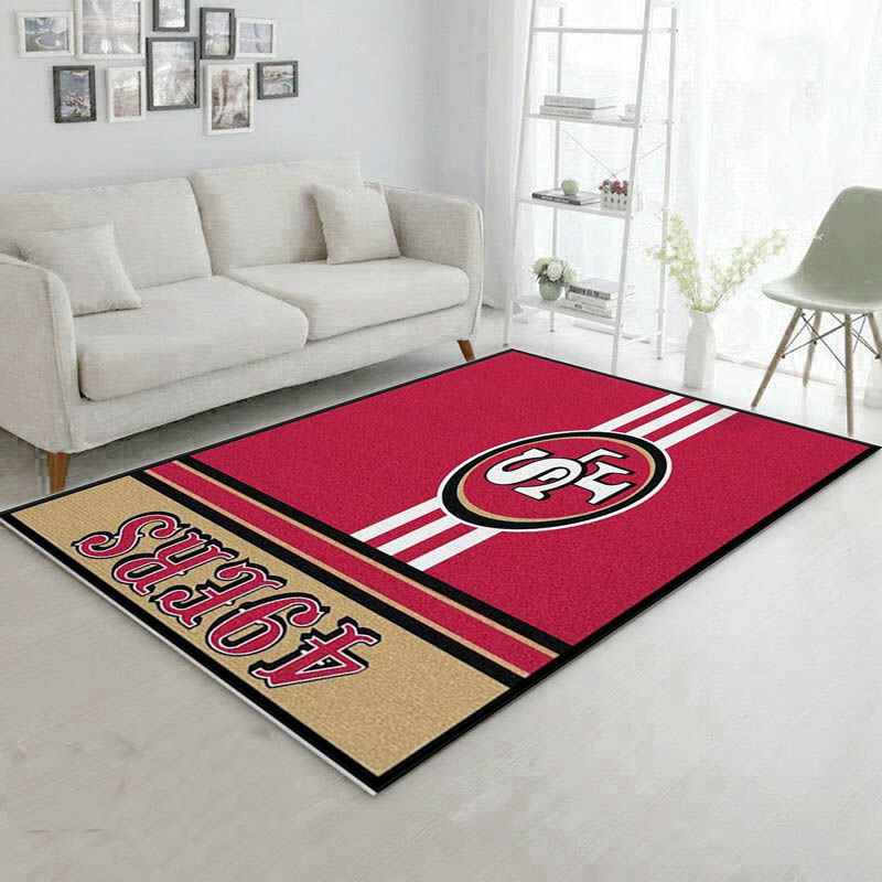 San Francisco 49ers Area Rug San Francisco 49ers Carpet Living Room Rug Indoor Rug