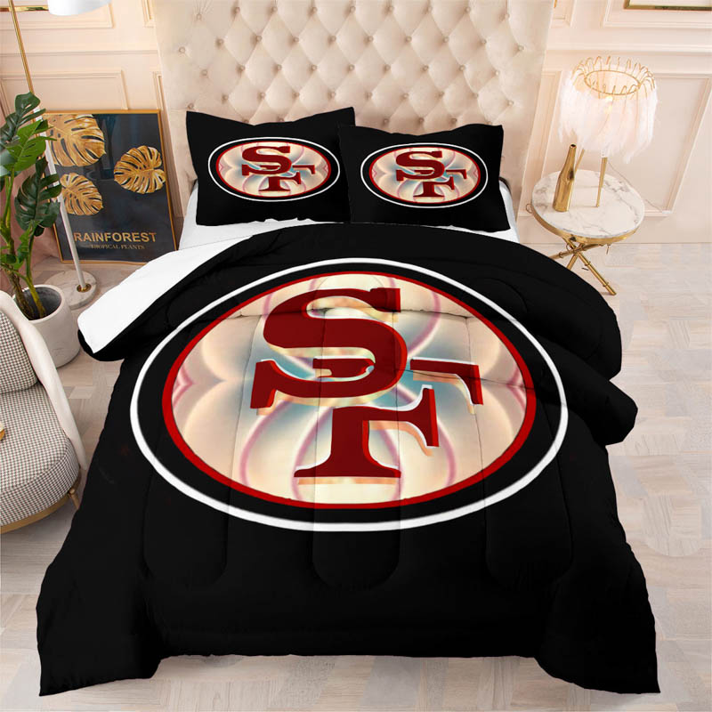 San Francisco 49ers Bed Set Quilt Sets Quilt Bedroom Bedding Set