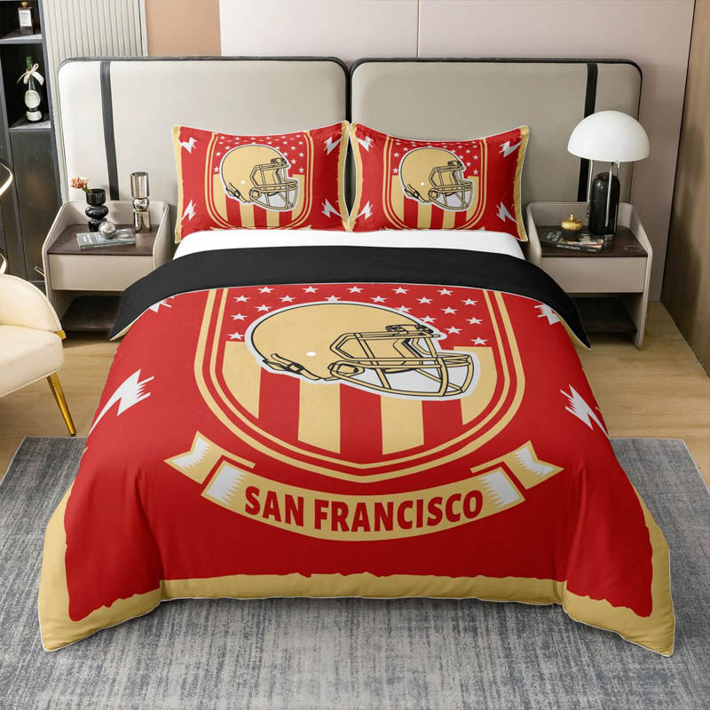 San Francisco 49ers Bed Set Quilt Sets Quilts Bedroom Bedding Sets
