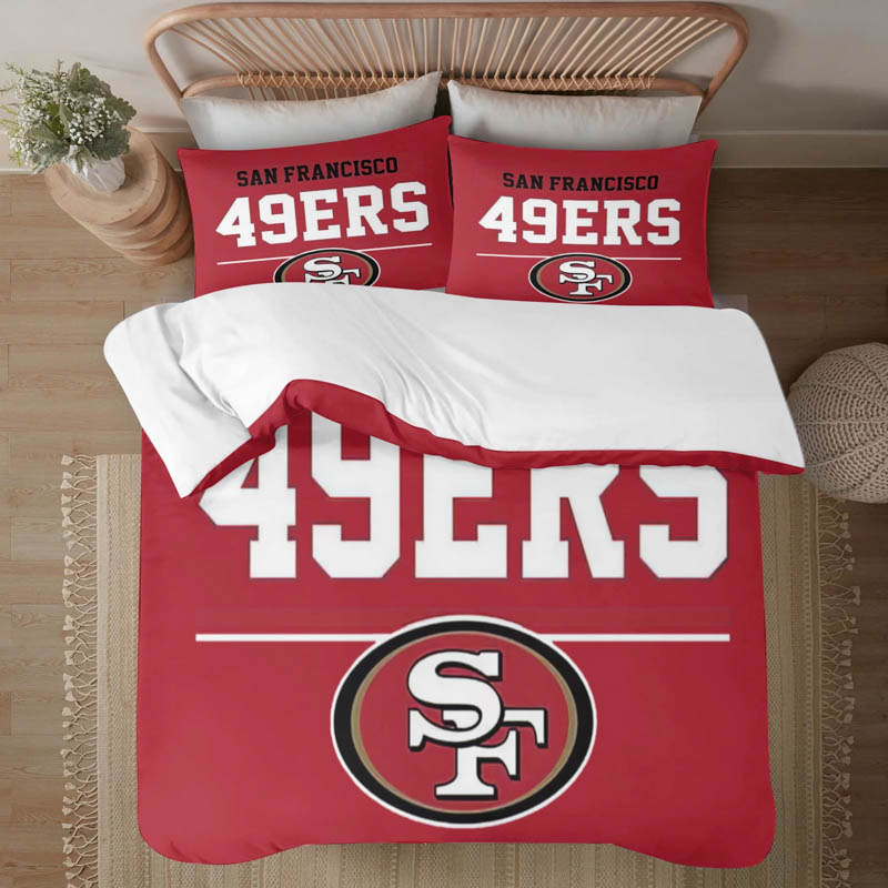 San Francisco 49ers Bed Sets Quilt Set Quilt Bedroom Bedding Set