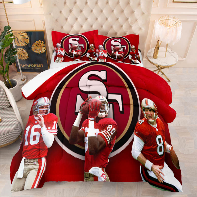 San Francisco 49ers Bed Sets Quilt Set Quilt Bedroom Bedding Sets
