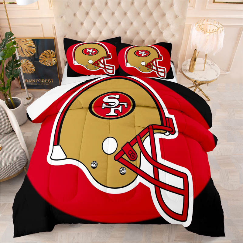 San Francisco 49ers Bed Sets Quilt Set Quilt Bedroom Bedding Sets