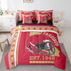 san francisco 49ers bed sets quilt set quilts bedroom bedding sets v9