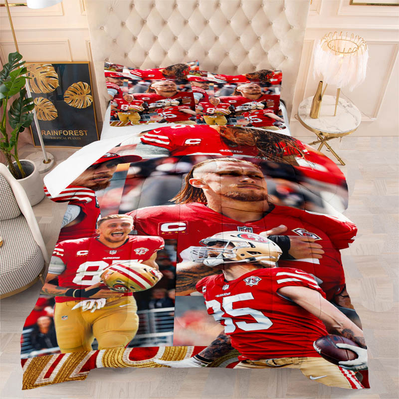 San Francisco 49ers Bedding Set Quilt Set Quilt Bedroom Bedding Set