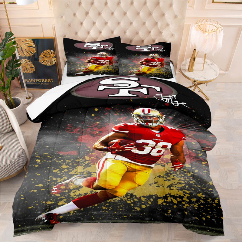 San Francisco 49ers Bedding Set Quilt Set Quilt Bedroom Bedding Set
