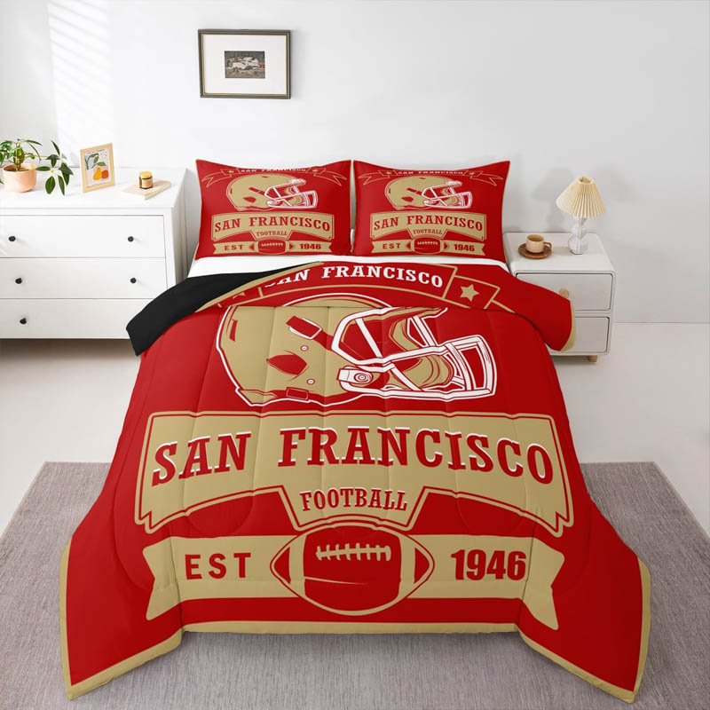 San Francisco 49ers Bedding Sets Quilt Sets Quilts Bedroom Bedding Set