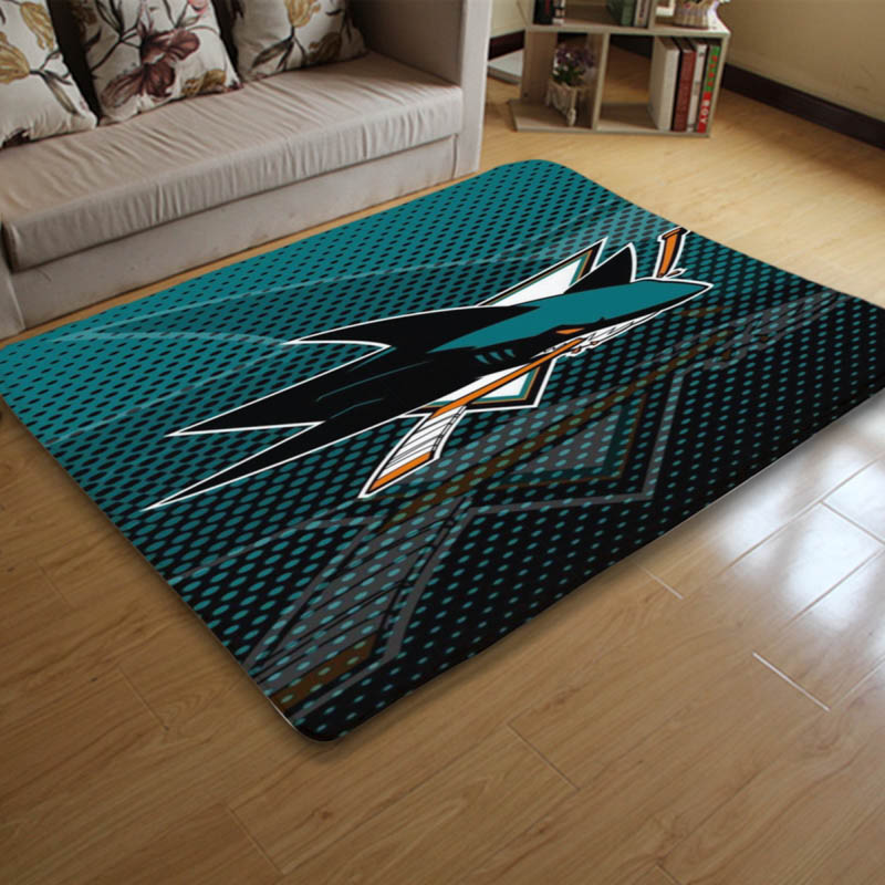San Jose Sharks Area Rug San Jose Sharks Carpet Bathroom Rug Outdoor Rug