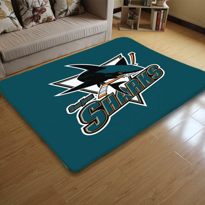 San Jose Sharks Area Rug San Jose Sharks Carpet Bathroom Rugs Indoor Rugs