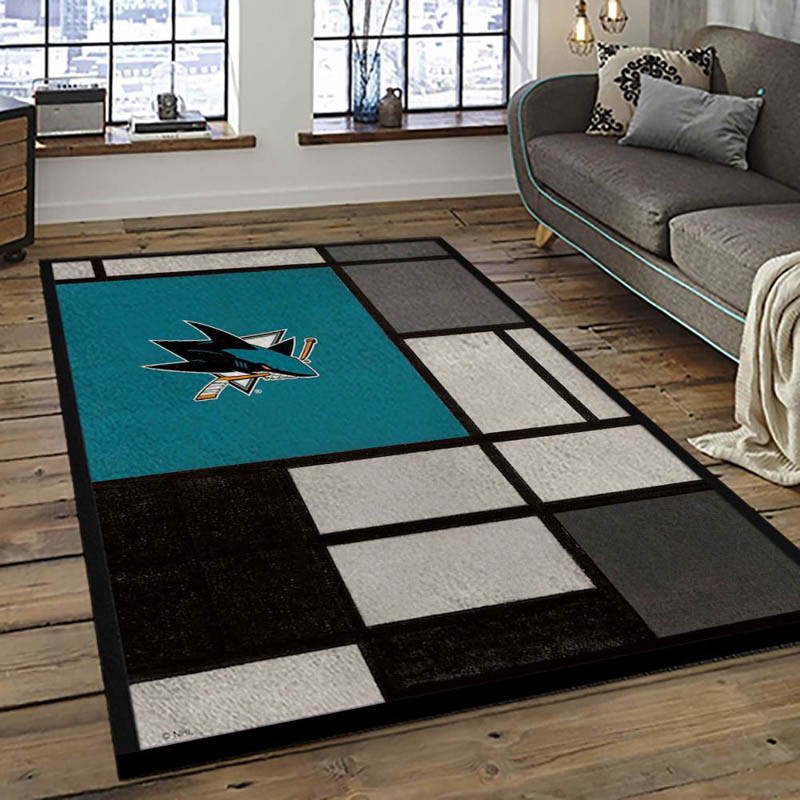San Jose Sharks Area Rug San Jose Sharks Carpet Bedroom Area Rug Indoor Outdoor Rug