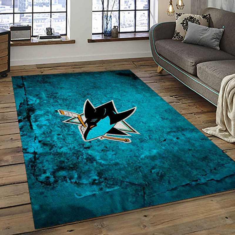 San Jose Sharks Area Rug San Jose Sharks Carpet Bedroom Rug Indoor Rugs