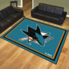 san jose sharks area rug san jose sharks carpet dining room rugs indoor rugs v1