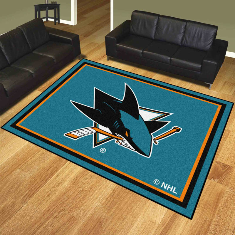 San Jose Sharks Area Rug San Jose Sharks Carpet Dining Room Rugs Indoor Rugs
