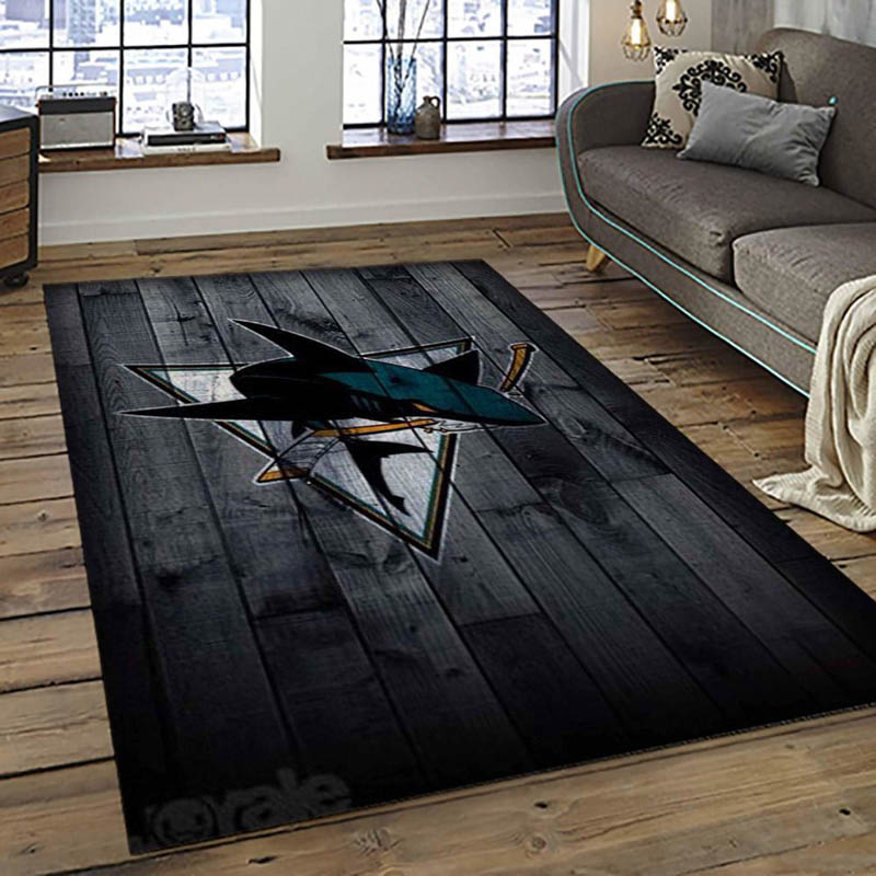 San Jose Sharks Area Rug San Jose Sharks Carpet Dining Room Rugs Indoor Rugs