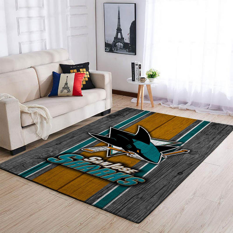 San Jose Sharks Area Rug San Jose Sharks Carpet Kitchen Rug Outdoor Rugs