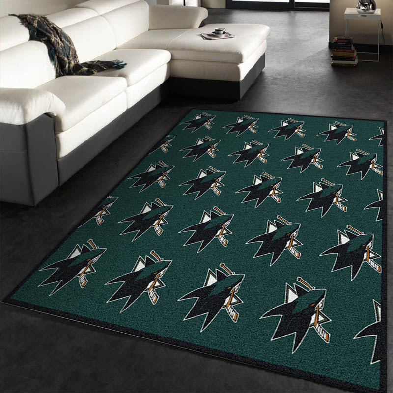 San Jose Sharks Area Rug San Jose Sharks Carpet Living Room Area Rug Indoor Rug