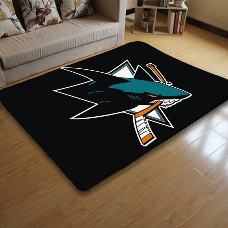 San Jose Sharks Area Rug San Jose Sharks Carpet Living Room Area Rug Indoor Rugs